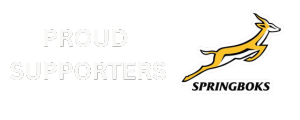 Proud supporters of the Springboks