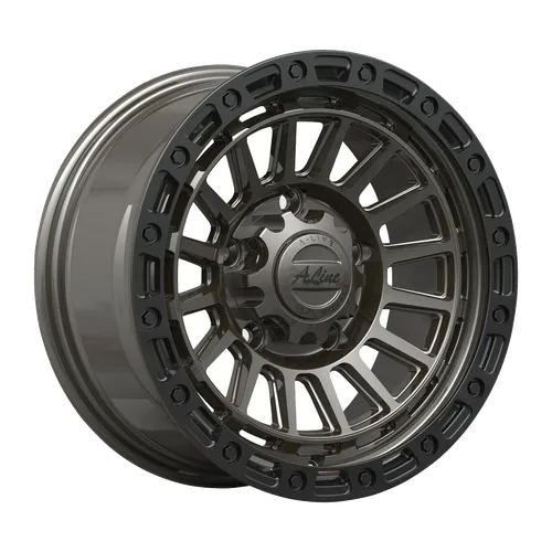 MAG WHEEL - INDUS TITANIUM WITH BLACK LIP 15X7 5X114.3 ET5 (SET OF 4)