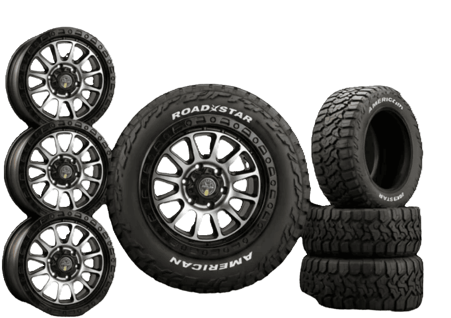 Inch 17 MAG + AMERICAN ROADSTART COMBO 265/65 R17 tyre